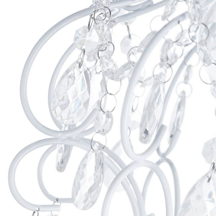 Matt White Shabby Chic Chandelier Style Pendant Ceiling for wholesale on Faire2