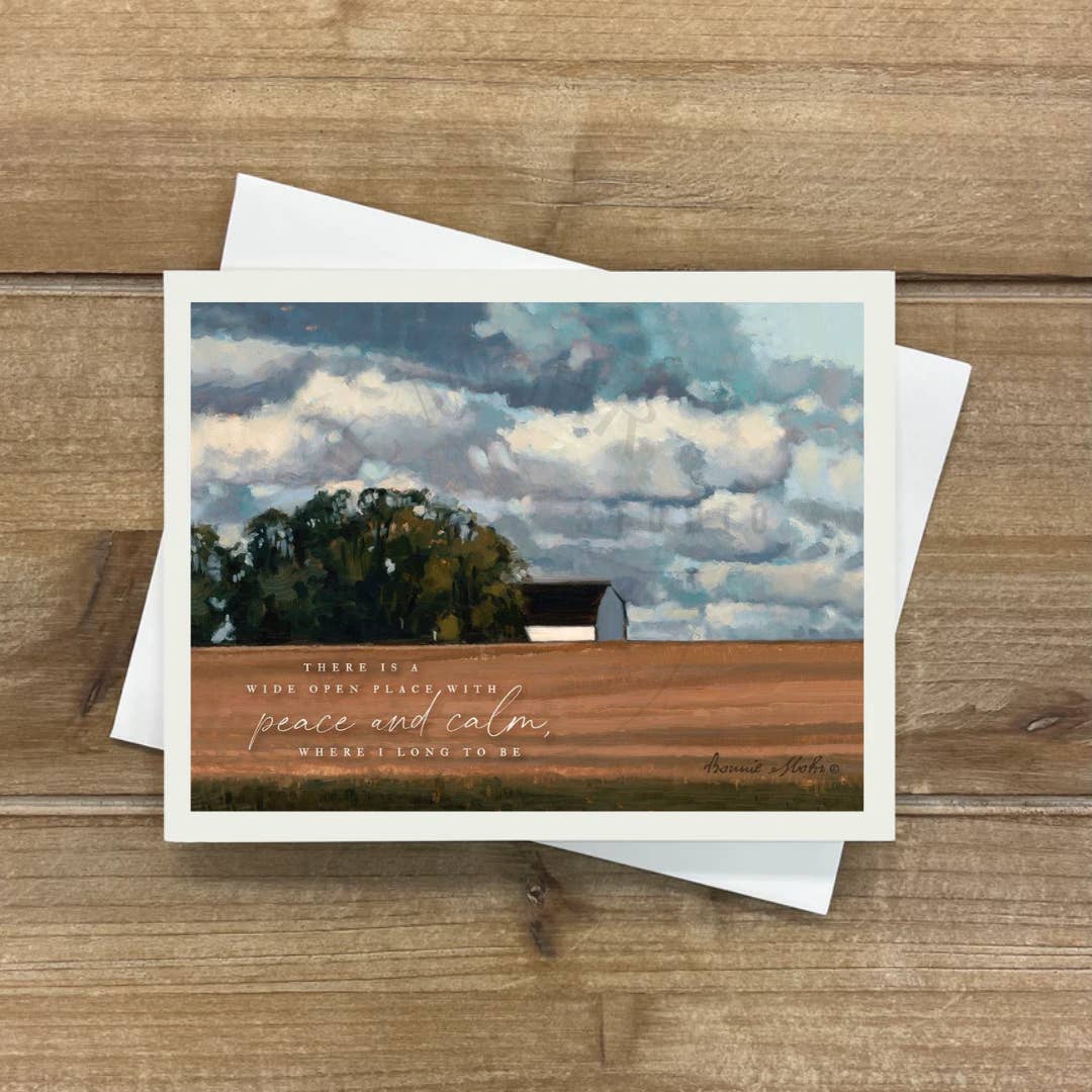 Bonnie Mohr Studio - Wholesale Everyday Greeting Card - Card - A Peaceful Place