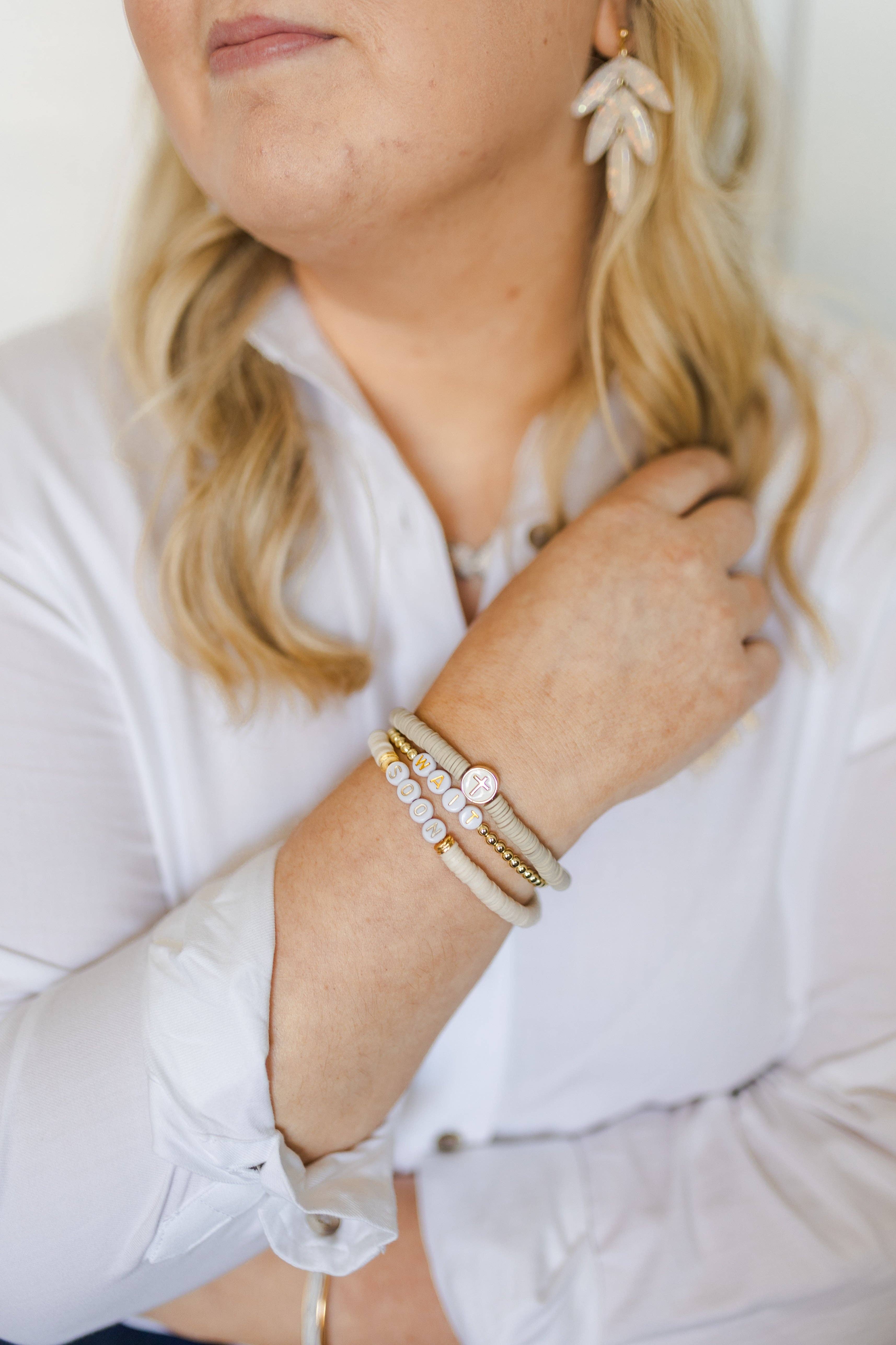 Taylor Toms Designs - Wholesale Beaded Bracelet - Custom Gold Beaded Bracelet1