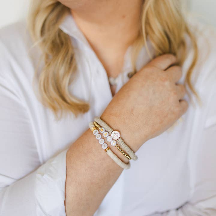 Taylor Toms Designs - Wholesale Beaded Bracelet - Custom Gold Beaded Bracelet1