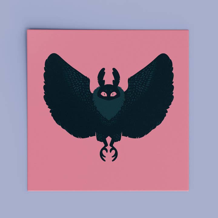 Curious Nature Studio - Wholesale Art Print - Mothman • Art Print