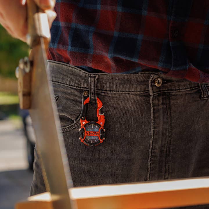 Dakota (Dakota Watch Company) - Vendita all'ingrosso Orologio da tasca - Unisex - Dakota Digital Cage Clip – Orologio da tasca da uomo, Arancione3