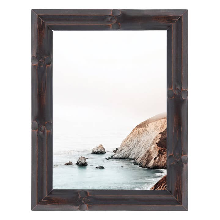 Dark Brown Bamboo 1" Wide Picture Frame for wholesale on Faire2