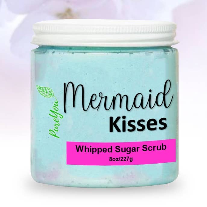 Mermaid Kisses Whipped Sugar Scrub for wholesale by PureYou handmade
