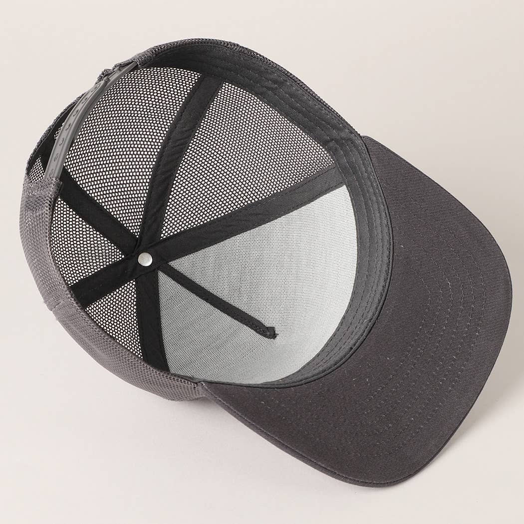 Fashion City – wholesale Truckerkeps – Unisex – Enfärgad bomullstruckerhatt med meshrygg34