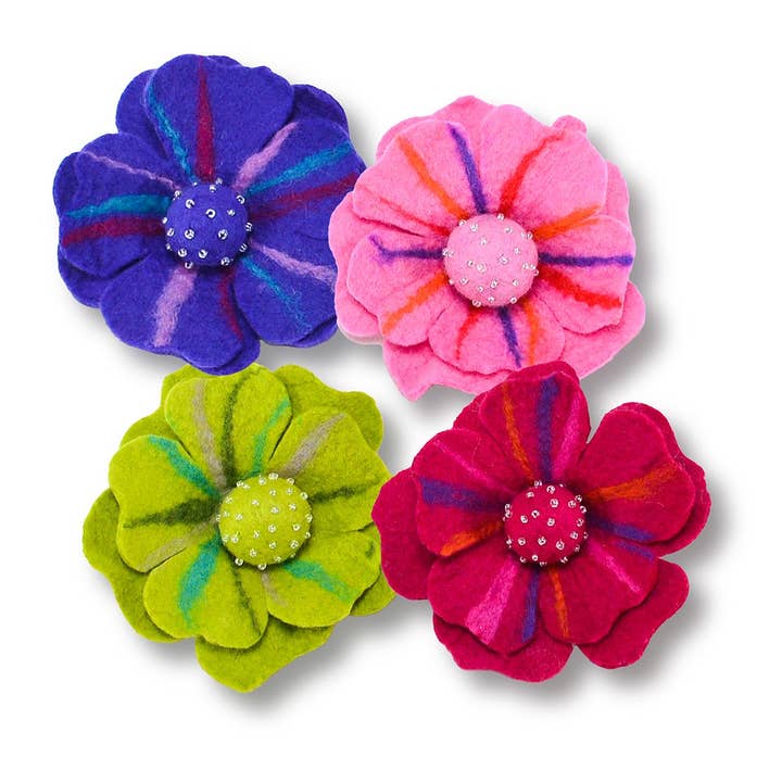 Big Flower With Beads Hair Band for wholesale by BNB Crafts Inc.
