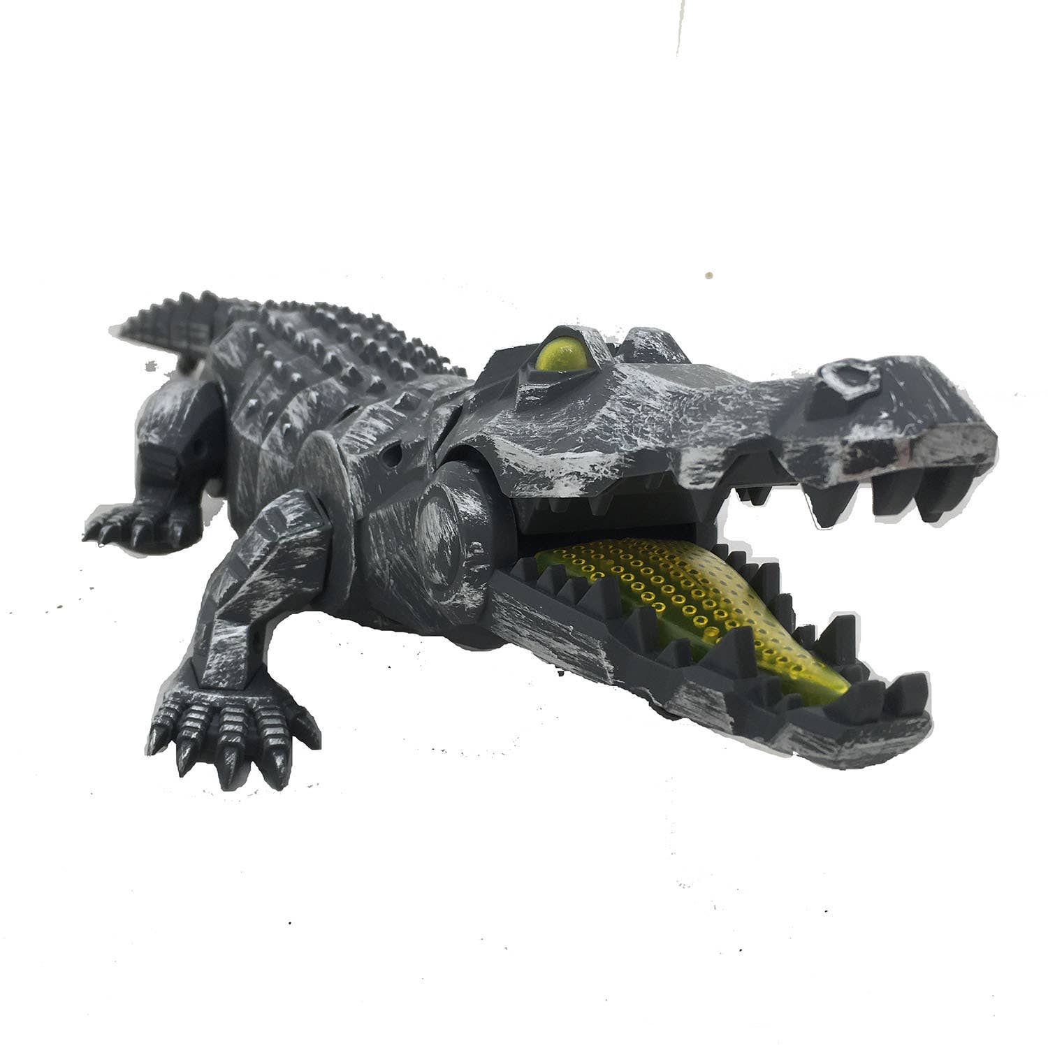 Texas Toy Distribution – wholesale Wind-up toy – Child – Mechanic Silver Crocodile Walking Toy2