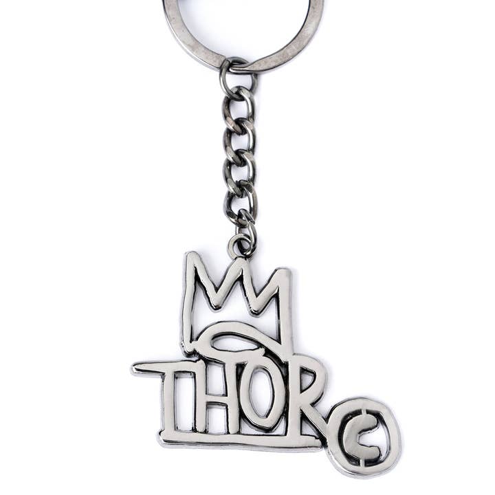 PINTRILL - Wholesale Sleutelhanger - Uniseks - JEAN-MICHEL BASQUIAT - Sleutelhanger met Thor Crown
