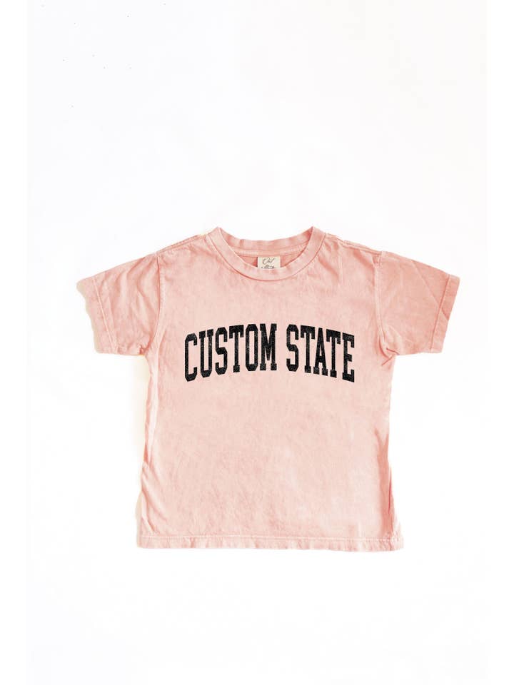 OAT COLLECTIVE – wholesale Screen-printed t-shirt – Kids – Custom Graphic Toddler Unisex Mineral Top3