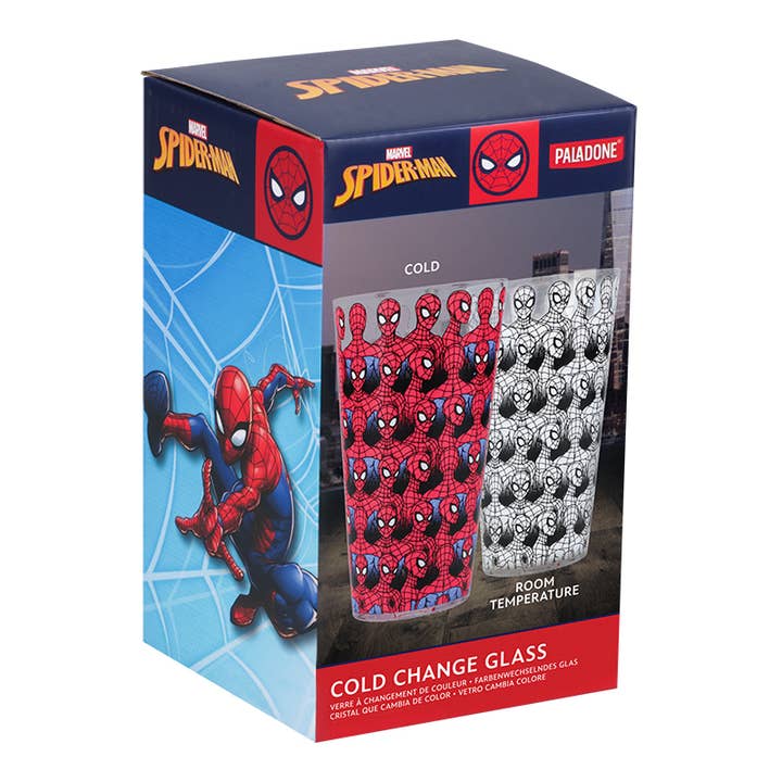 Paladone - Wholesale Coffee Mug - Spiderman Cold Change Glass