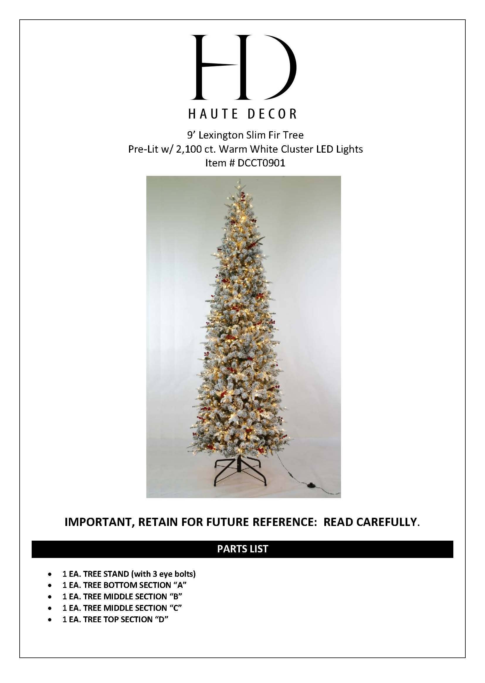 Haute Decor - Wholesale Artificial Christmas Tree - 9 Foot Lexington Christmas Tree7