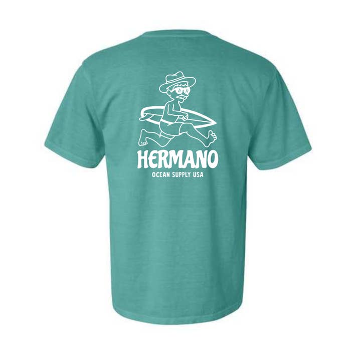 HOMBRE T-SHIRT GREEN for wholesale by Hermano
