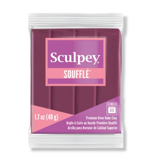 Sculpey Souffle - Cabernet för wholesale av Zwajomi Clay