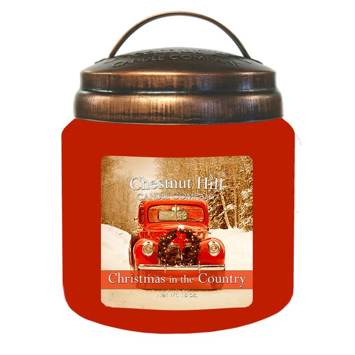 Christmas in the Country | Christmas/ Holiday/ Winter Candle for wholesale by Chestnut Hill Candle Company