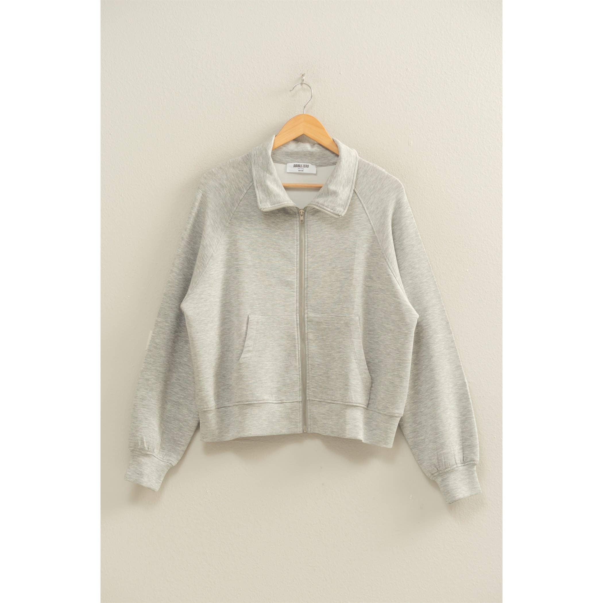 HYFVE – wholesale Jacket – Women's – Double Knit High Neck Long Sleeve Zippered Jacket9