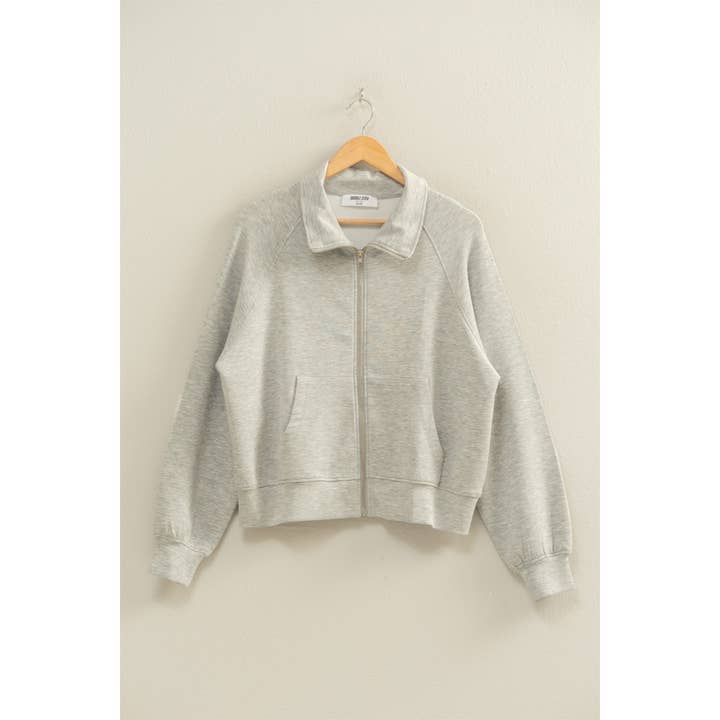 HYFVE - Wholesale Jacket - Women's - Double Knit High Neck Long Sleeve Zippered Jacket21