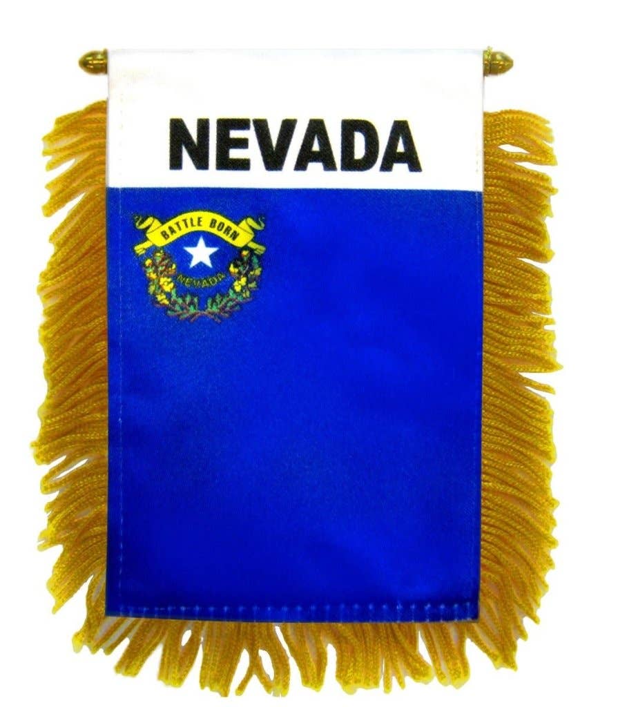 Flags Importer - Wholesale Flag - Nevada Mini Banner0