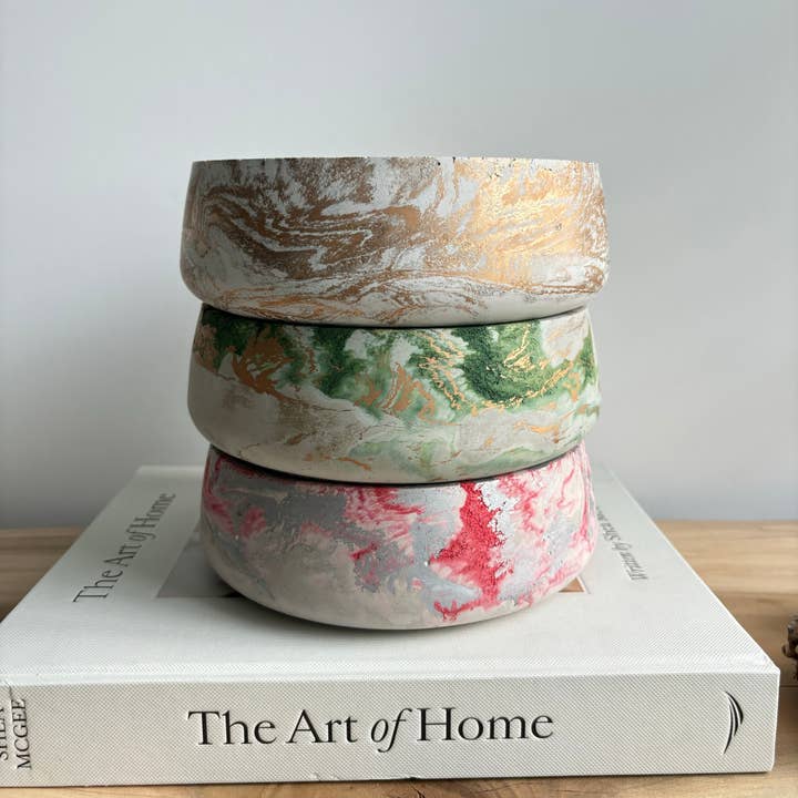 Fancy Concrete - Wholesale Christmas decoration - Daza - Decorative Concrete Bowl | Centerpiece Bowl 8