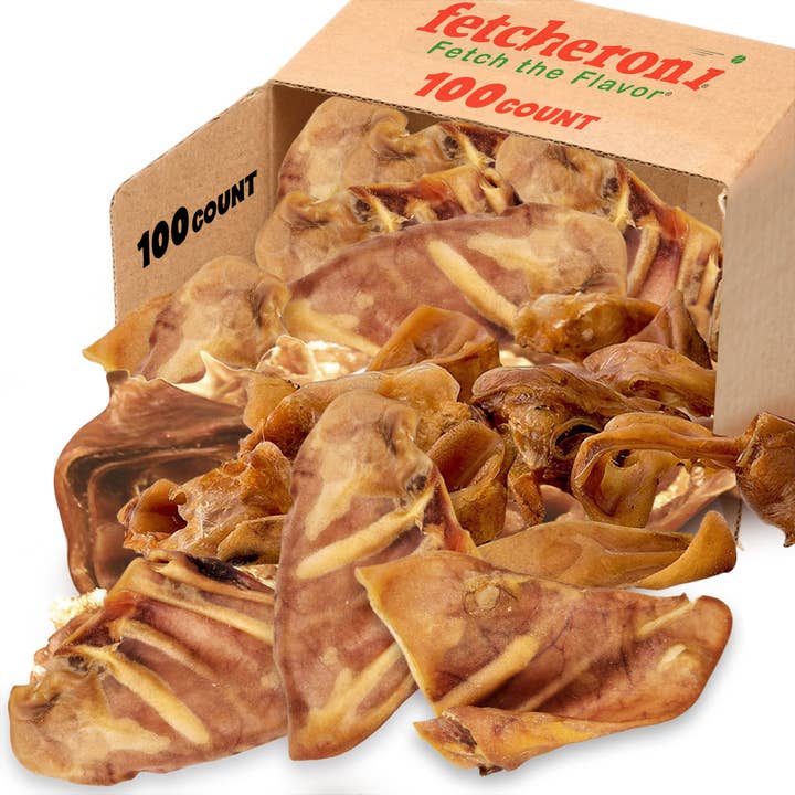 FETCHERONI - Wholesale Pet Treats - Dog - Pig Ears For Dogs, Whole Large7