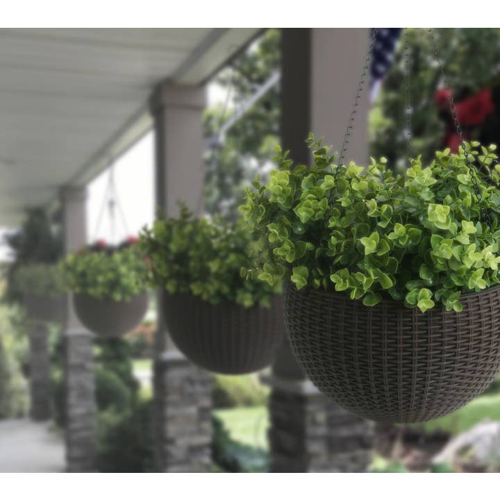 Algreen - Wholesale Hanging Planter - Modena Self-Watering Hanging Basket Planter18