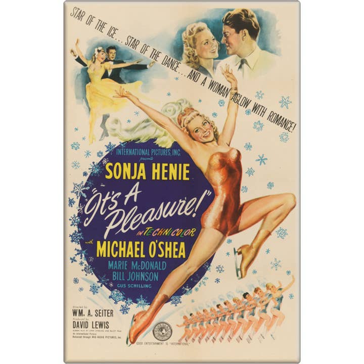 Magnet - „Det er en fornøjelse“ Vintage filmplakatgengivelse for engroshandel hos Square Deal Recordings & Supplies