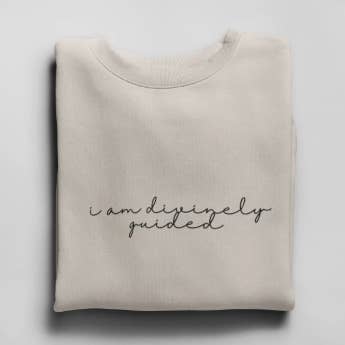 Felpa I am Divinely Guided per la vendita all'ingrosso da parte di Envisage Growth LLC.