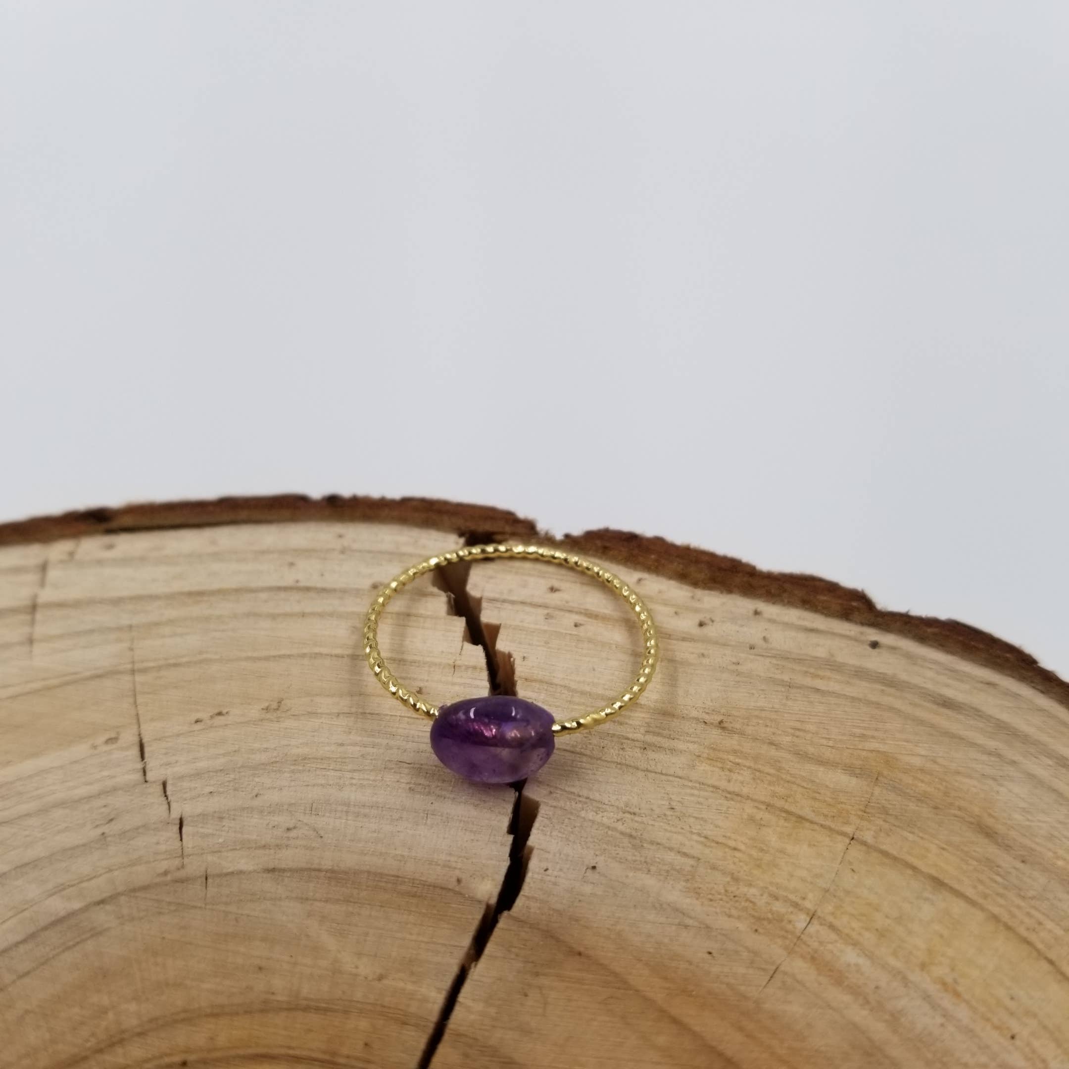 CHAKRA JEWELRY - Wholesale Single Stone/Solitaire Ring - Cheap Natural Crystal Ring6