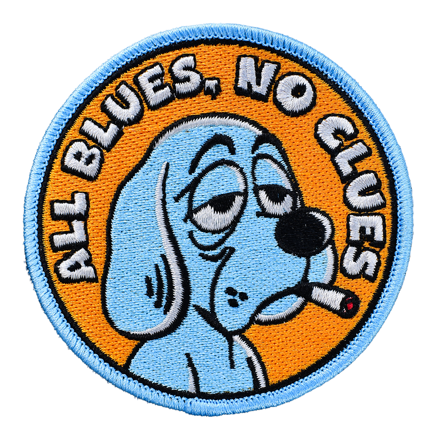 Retrograde Supply Co. - Wholesale Patch - All Blues, No Clues (Iron-On Patch)0