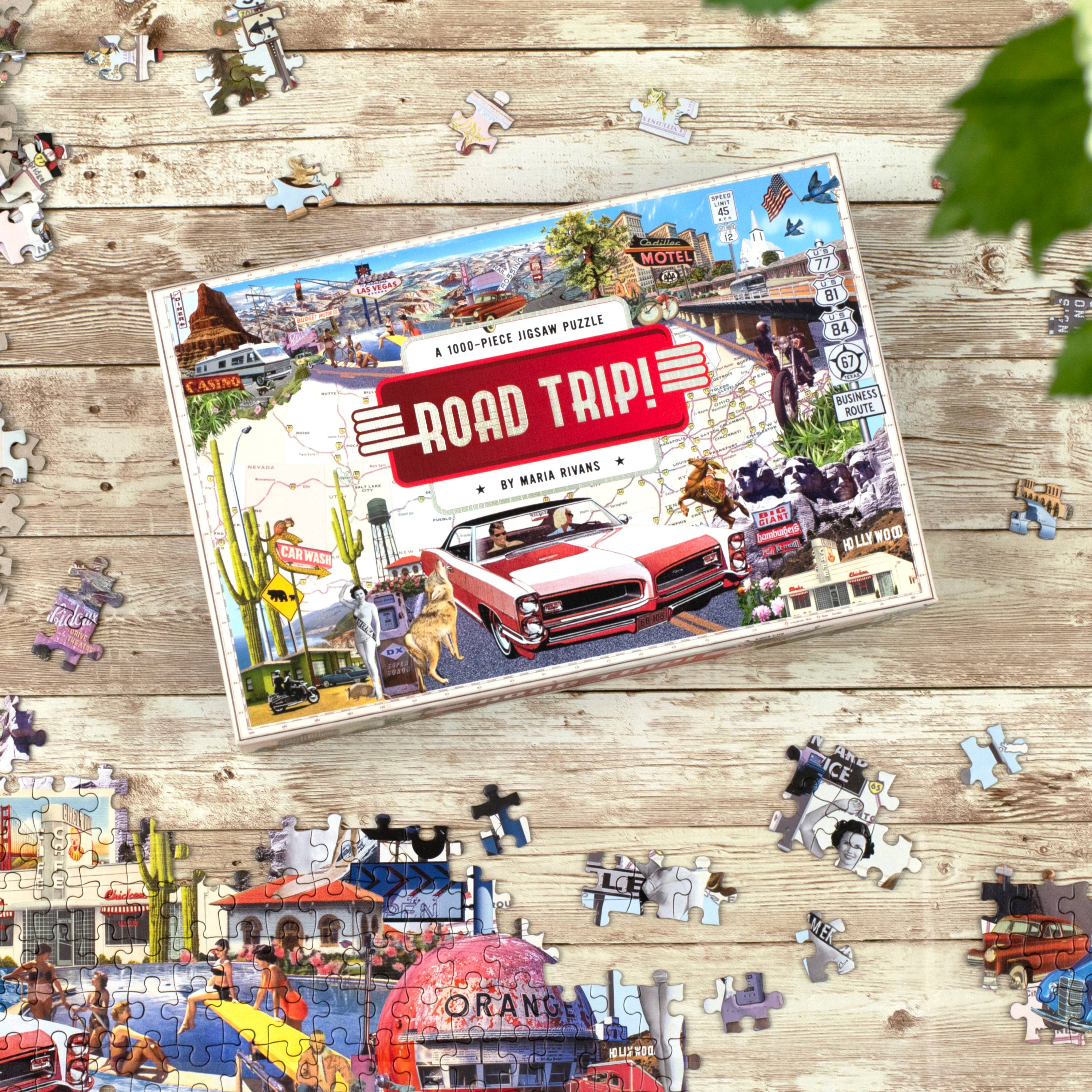 Abrams - Vente Puzzle – adulte - Road Trip ! Un puzzle de 1 000 pièces2