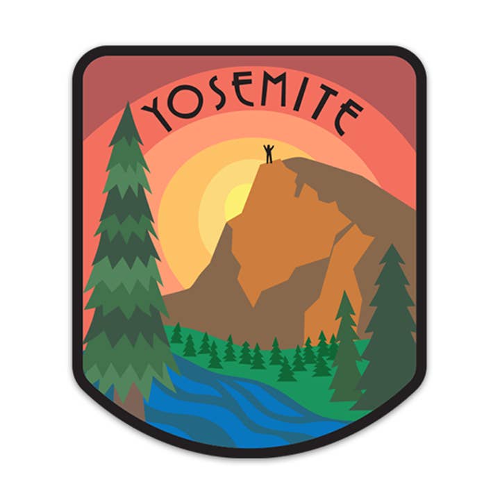 Yosemite Sticker for wholesale by R. Nichols Stationery & Gifts