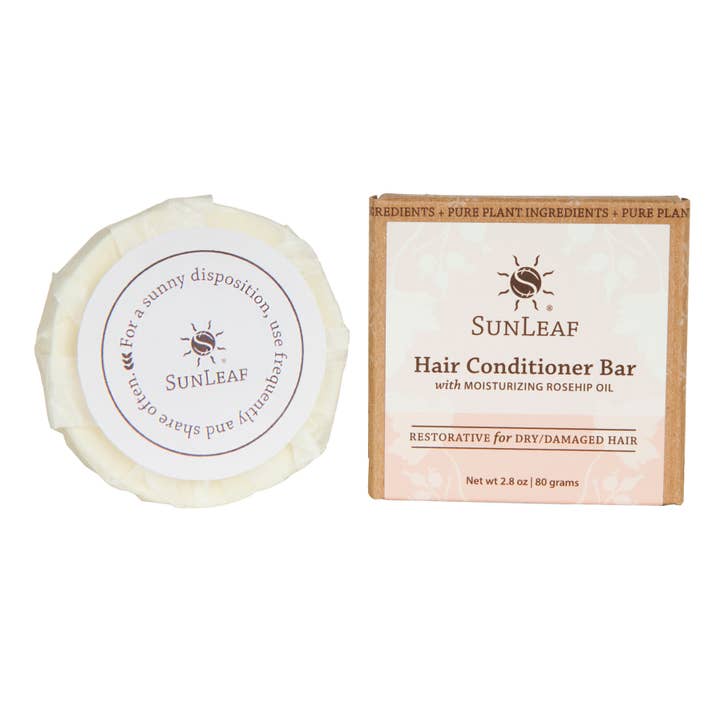 SunLeaf Naturals - Wholesale Hair Conditioner - Hair Conditioner Bar, Dry/Damaged Hair/ Restorative
