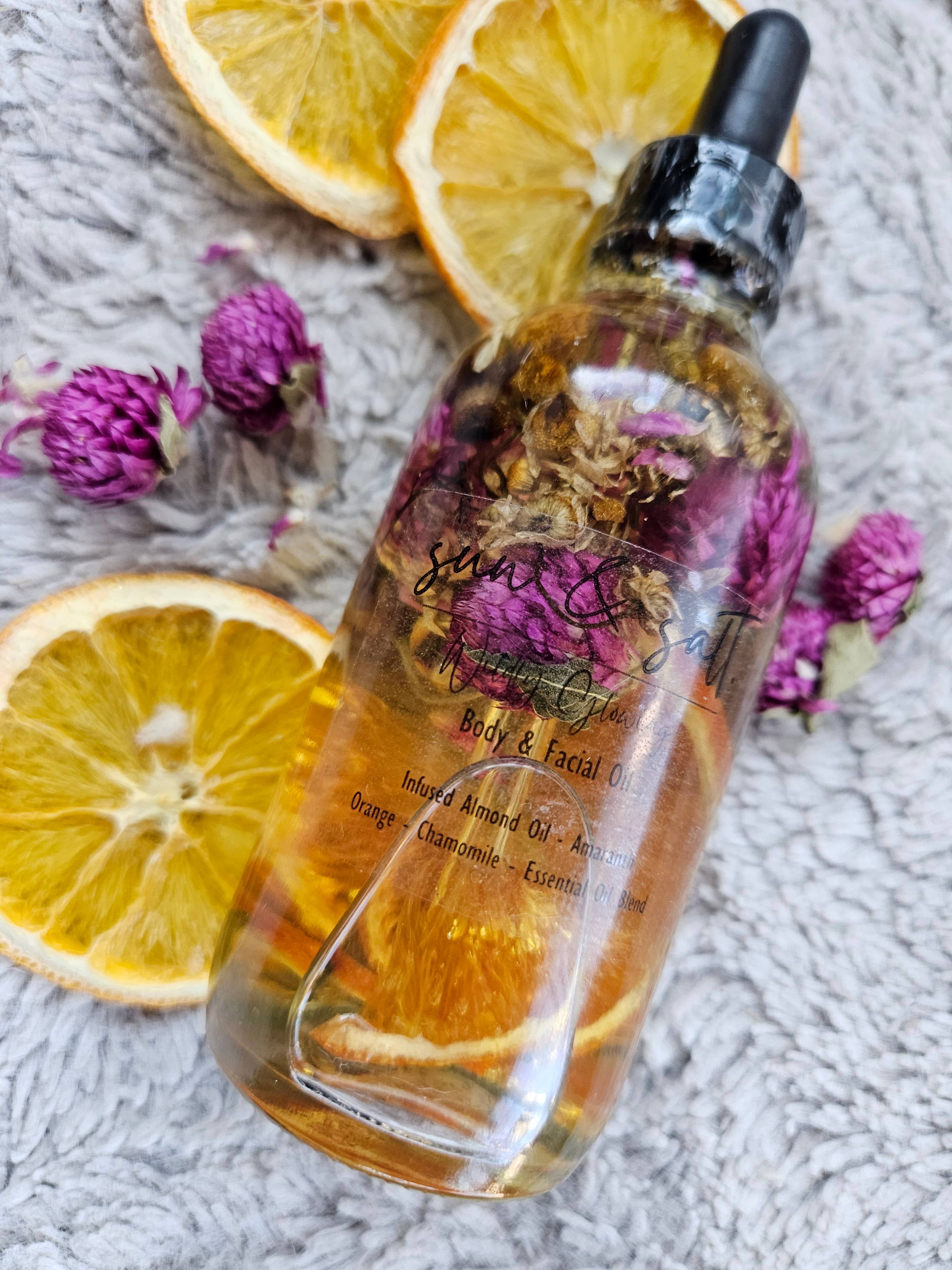 Lux&Lou - Wholesale Bath/Body Oil - Floral Infused Face & Body Oil- Wildly Glowing1