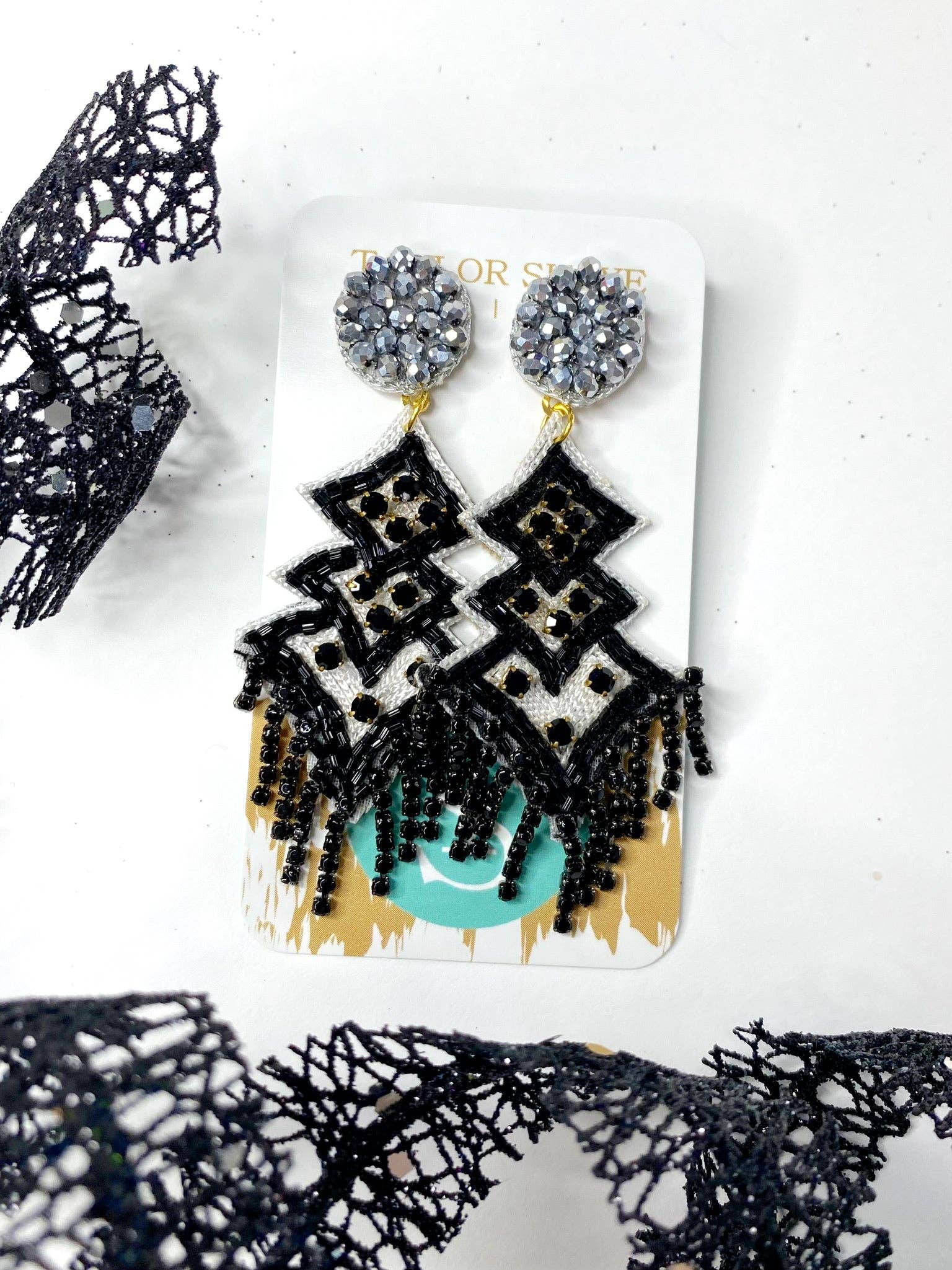 Taylor Shaye Designs - Wholesale Dangle Earrings - Ellie Beaded Drops1