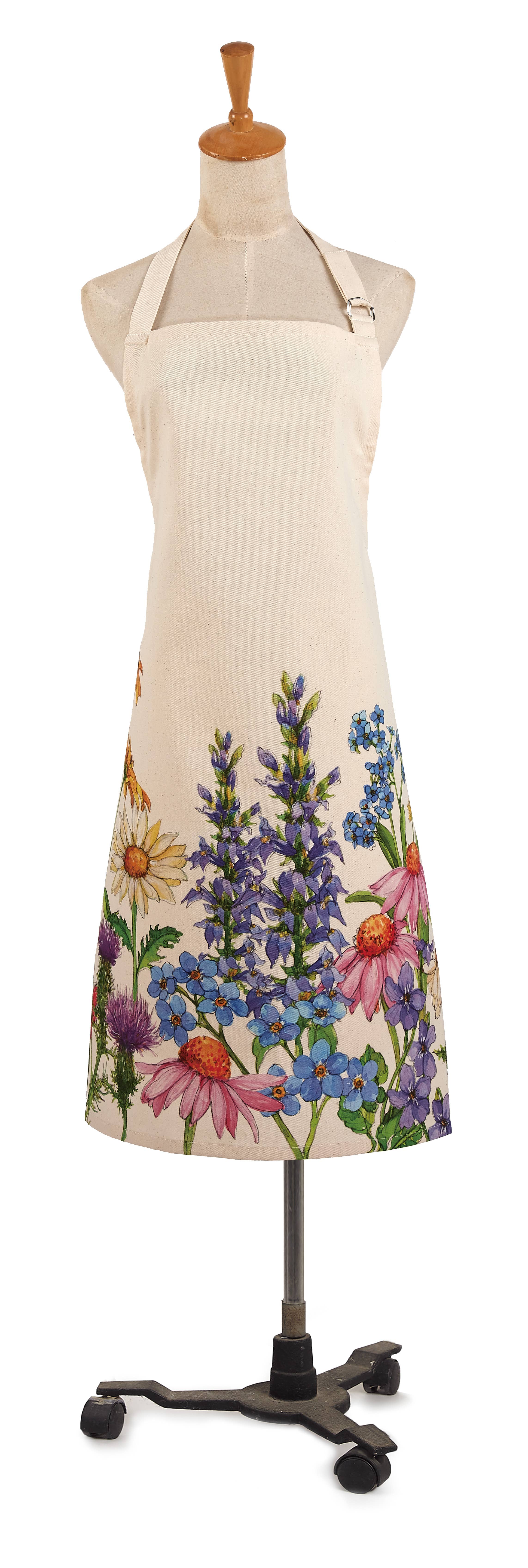 Peking Handicraft - Wholesale Apron - Wild Flowers Apron - Sally Eckman Roberts1