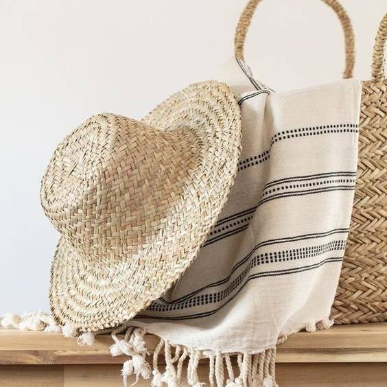 craftberber - Wholesale Strohoed - Dames - Marokkaanse strohoeden voor dames, Strohoed voor op het strand, Strohoed voor heren2