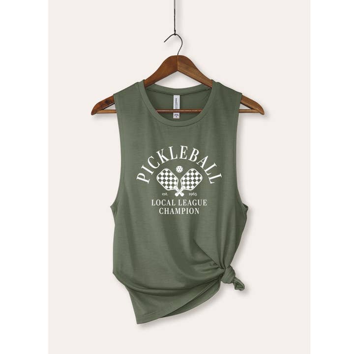 Pickleball Champion Graphic Women's Jersey Tank Top for wholesale by STARCHIS
