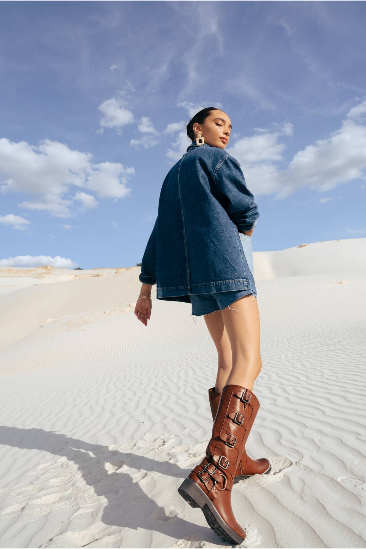 camel LQ-96 buckle boots for wholesale on Faire10