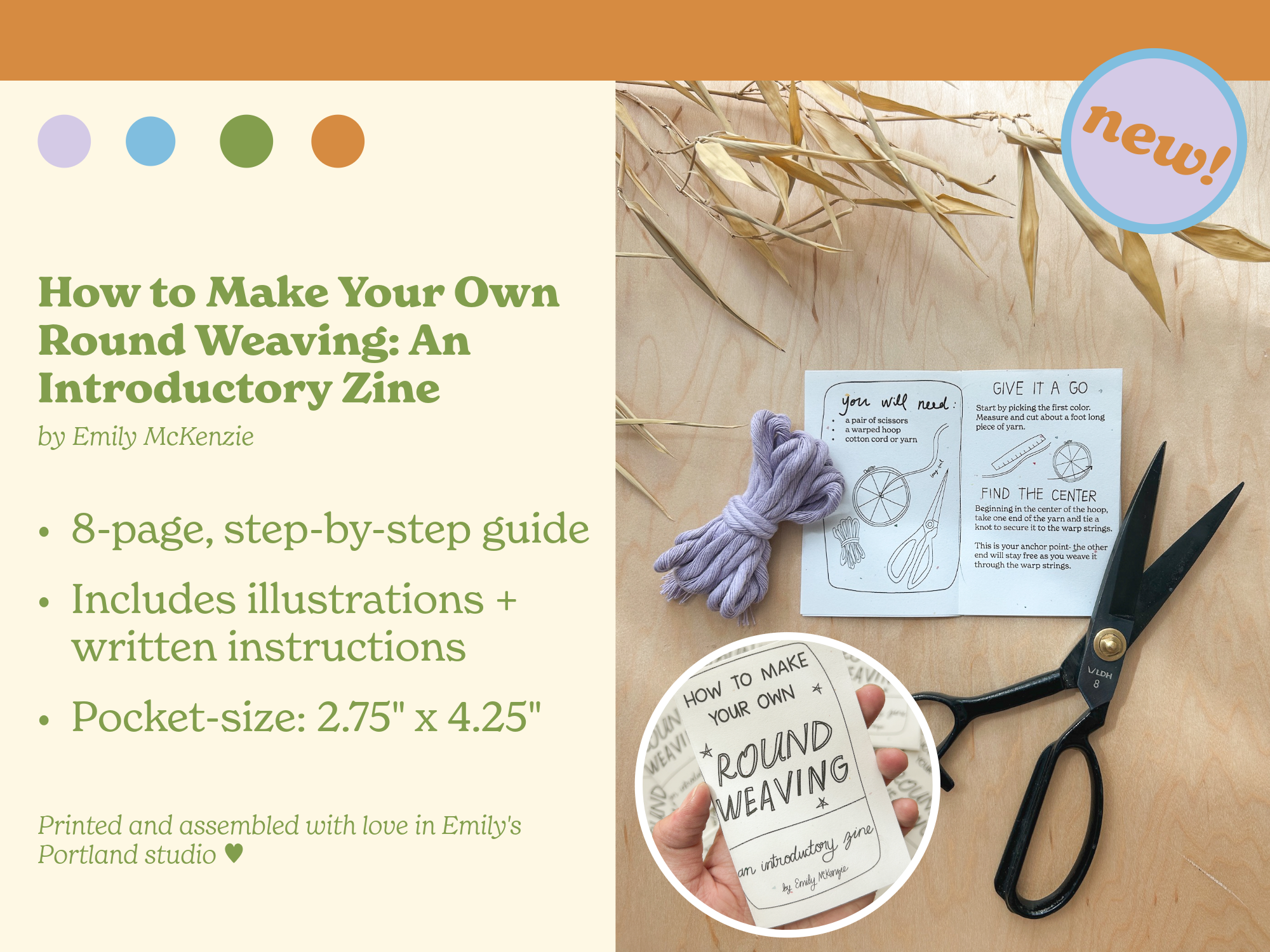 Euca Design - Wholesale DIY Craft Kit - DIY Round Weaving Kit | Beginner Friendly4