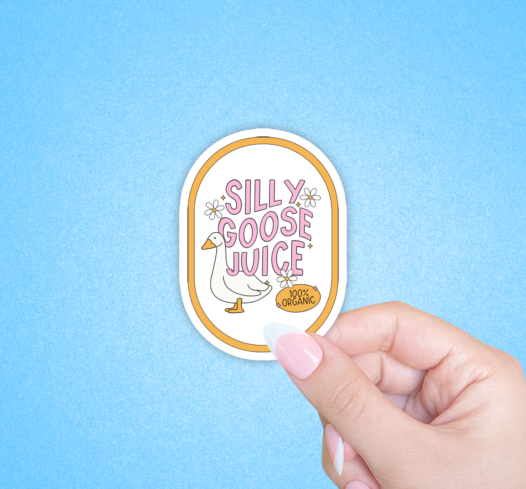 Radical Buttons - Wholesale Sticker - Silly goose juice, Funny sticker, Humor sticker 0