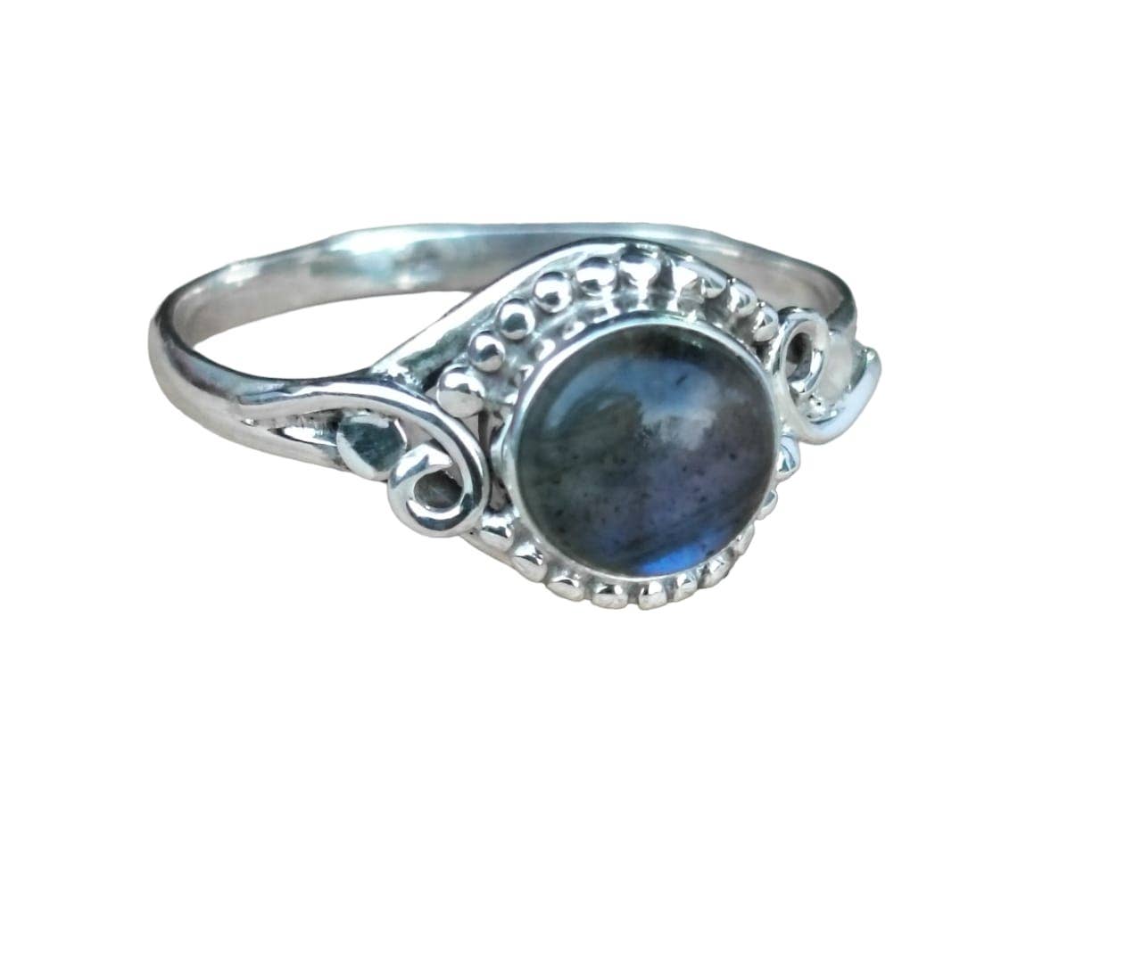 SILVER CAVE – wholesale Single stone/solitaire ring – Pack of 10 Handmade 925 Sterling Silver Rings With Gemstones7