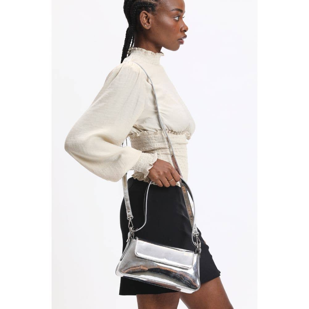 Urban Expressions - Vente Sac porté épaule – femme - Sac bandoulière métallique Donna21