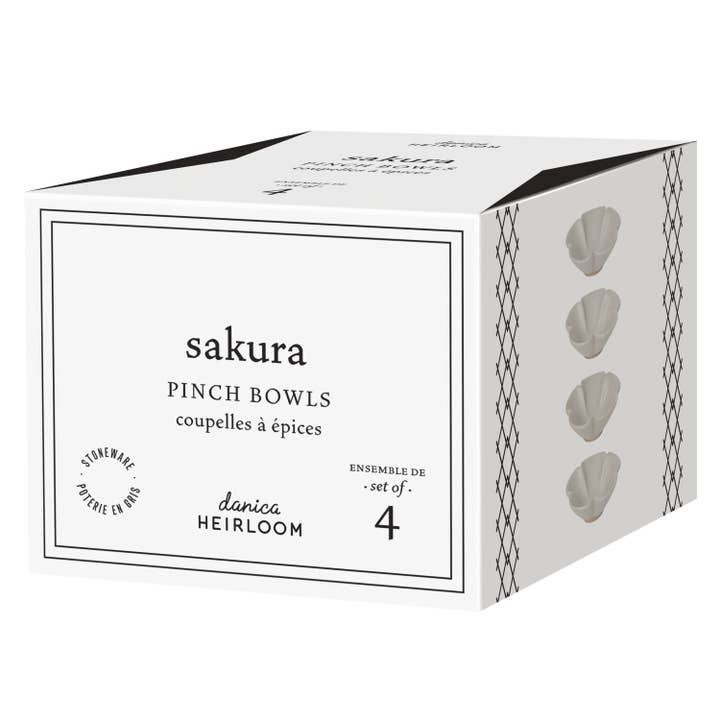 Danica Heirloom - Wholesale Condiment/Dip Bowl - Sakura Pinch Bowls Set of 41