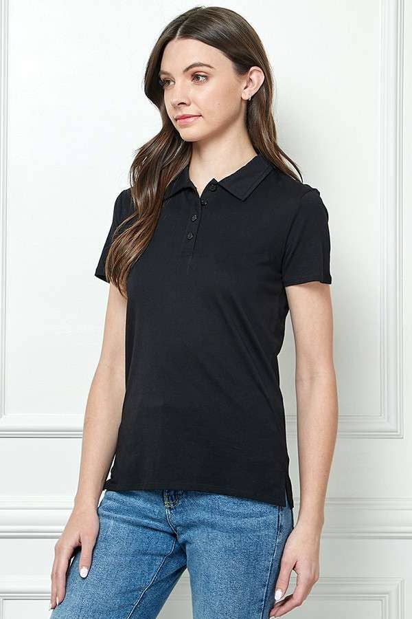 Heart & Hips - Venta al por mayor Polo - Mujer - JT49995 - CAMISETA POLO JERSEY MANGA CORTA1