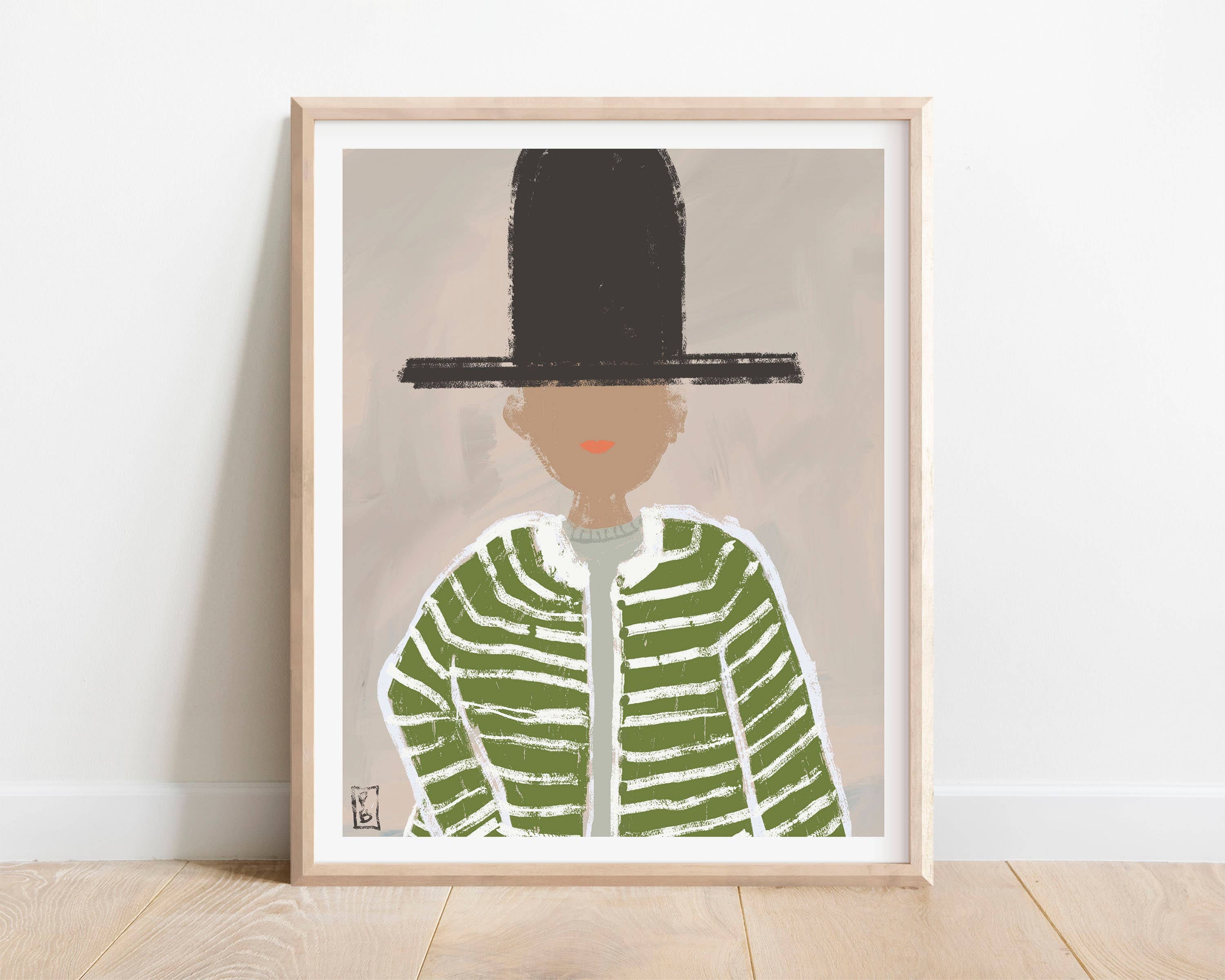 Pascale Berkowitz Studio Art - Wholesale Art Print - Giclée Fine Art Print "Big Hat No. 01"0