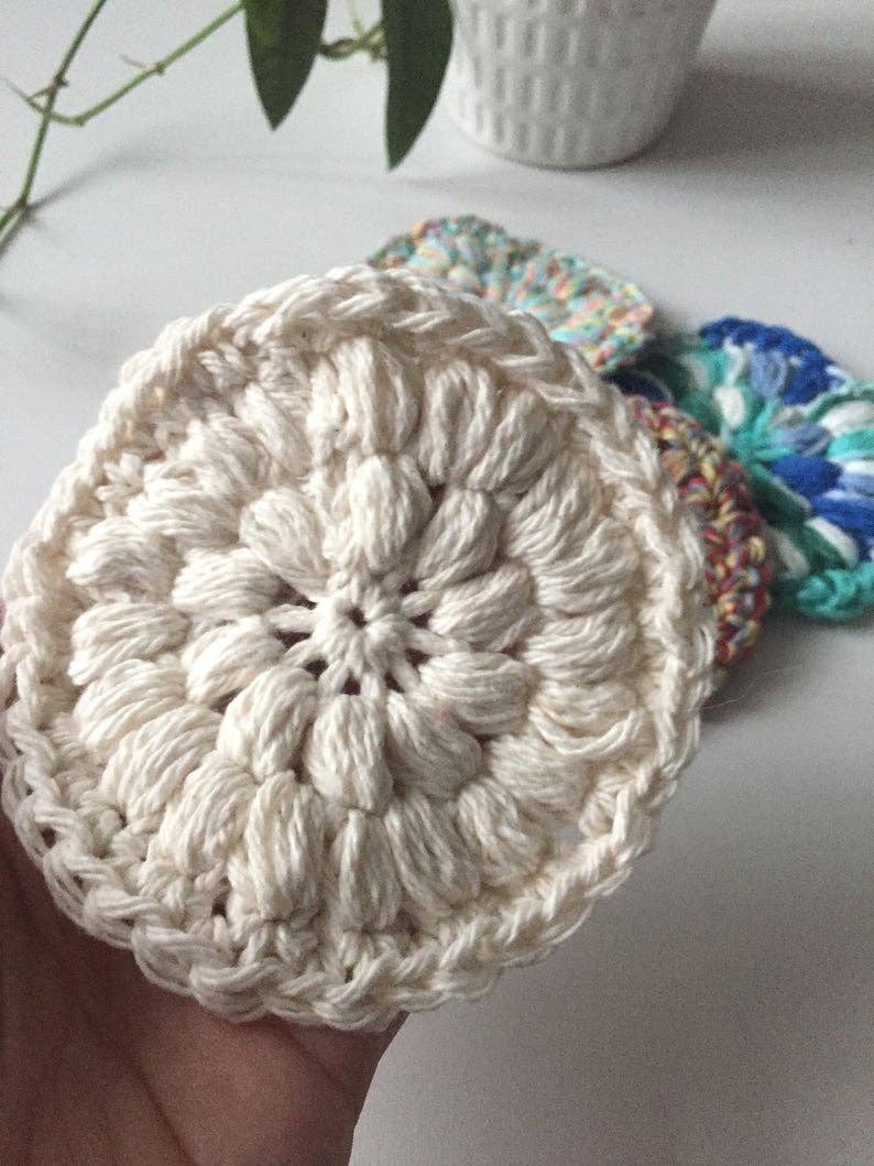 Ruby Moon Decor - Wholesale Cotton pad - Crochet Reusable Cotton Face Pad - zero waste gifts3