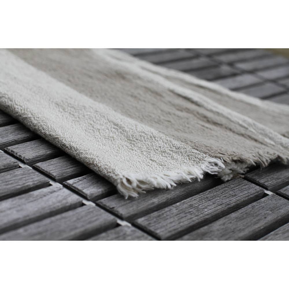 LinenCasa - Wholesale Hand Towel - Linen Guest Towel – Textured – Natural Light Natural Blocks2
