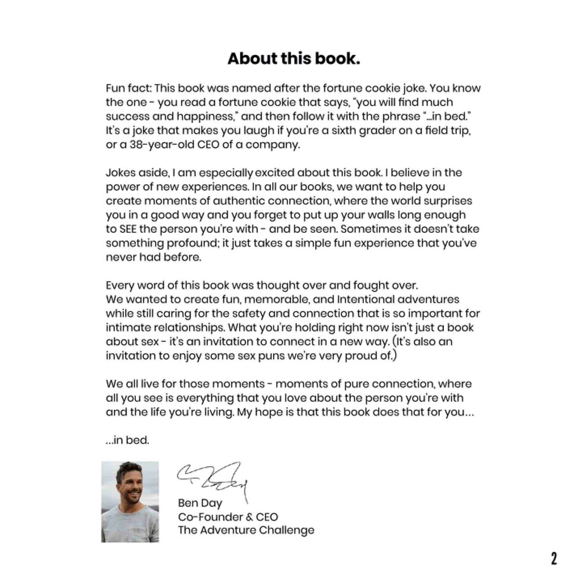 The Adventure Challenge - Wholesale Family & Relationships - The Adventure Challenge ...In Bed | Sexy Couples Book7