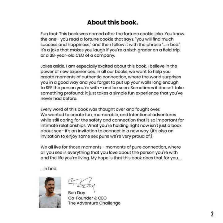 The Adventure Challenge - Wholesale Family & Relationships - The Adventure Challenge ...In Bed | Sexy Couples Book7