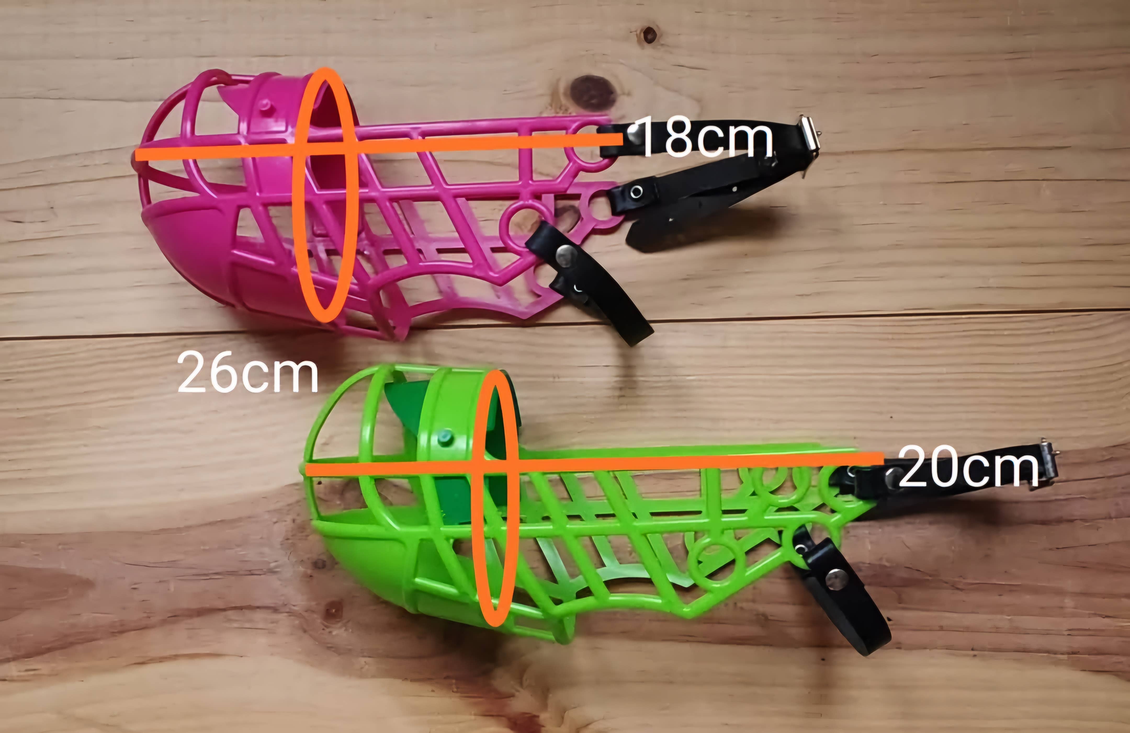 Muzzle & Snout - Wholesale Pet Muzzle - Plastic muzzle - Wider whippet size - standard5