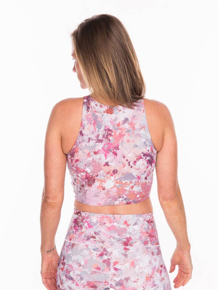 Pink Bliss Crop Top for wholesale by Colorado Threads